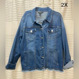 Baccini Medium Blue Denim Jacket